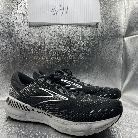 Brooks Glycerin GTS 20 Women's Sz 10 Blk Alloy Running Shoe USED 1203701B059 - Picture 1 of 10
